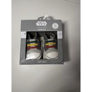 Robeez Star Wars Boba Fett Soft Soles Baby Shoes 0-6 Months Little Bounty Hunter